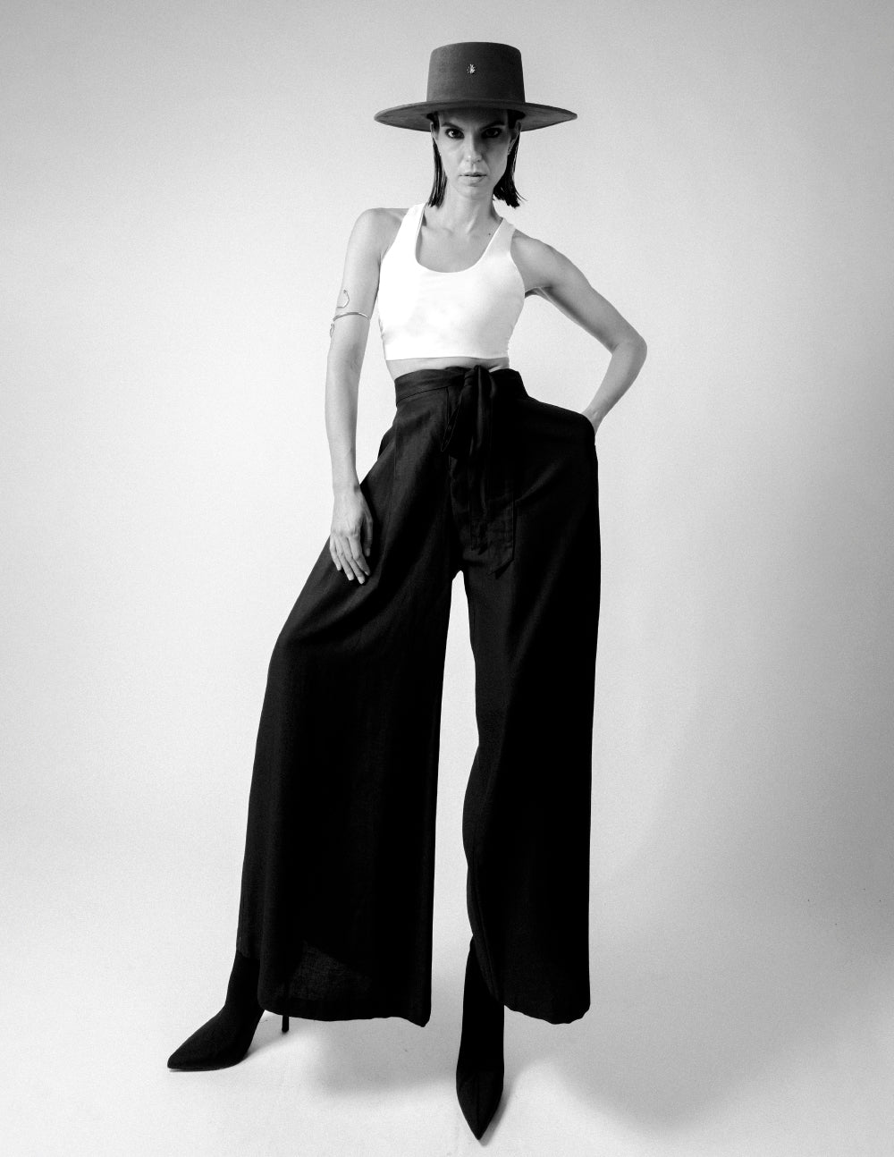 SAMURAI BLACK PANTS - DE LA ROSA TULUM