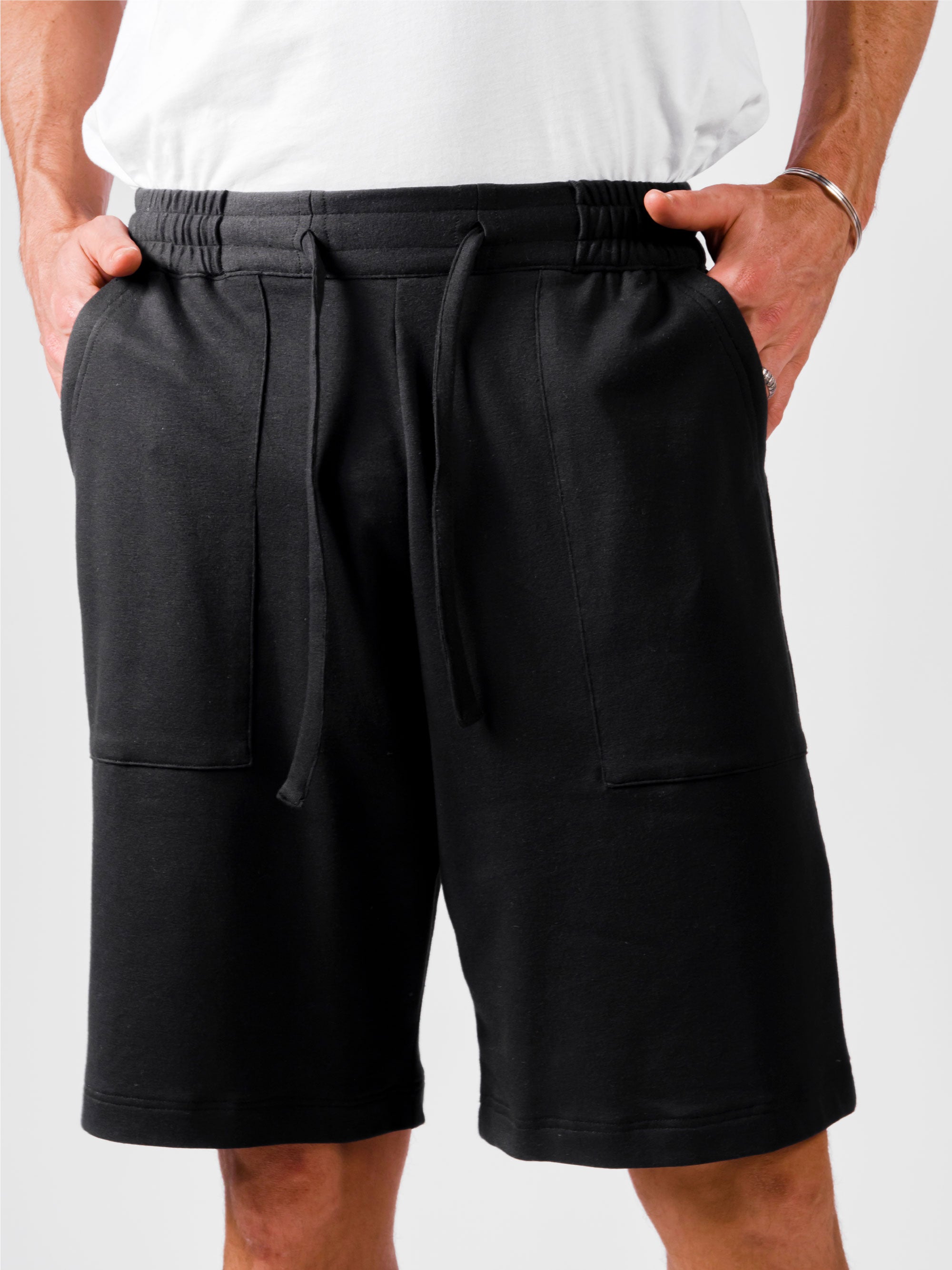 RELAX LOUNGE SPORT BLACK SHORTS