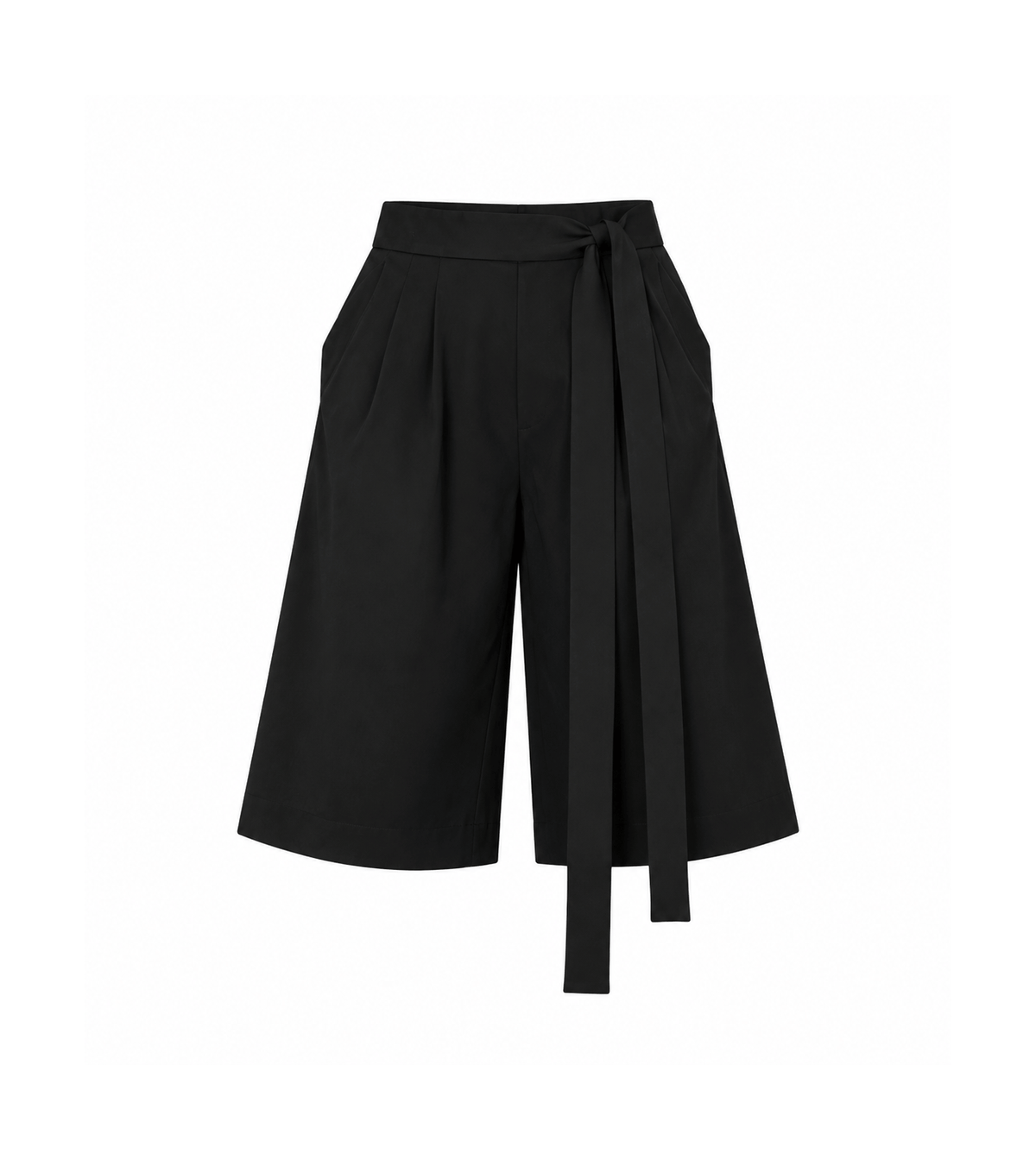 SAMURAI BLACK CROPPED PANTS