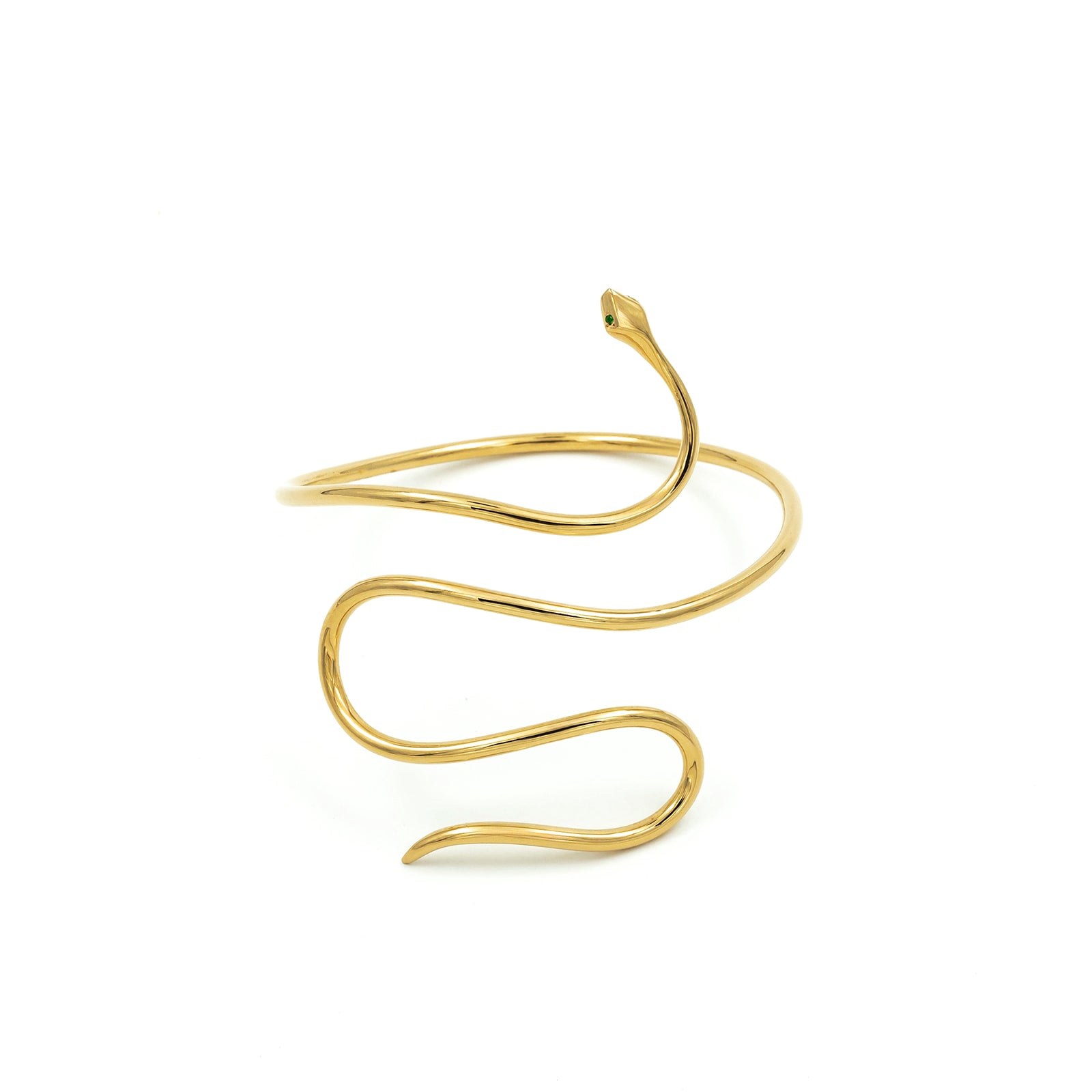SNAKE GOLD BRACELET - DE LA ROSA TULUM