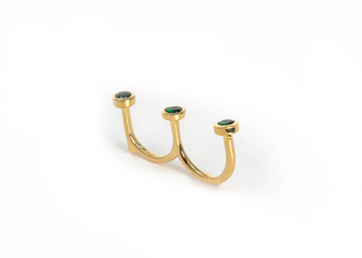 THE BEST IS YET TO COME GOLD - TRIPLE RING - DE LA ROSA TULUM