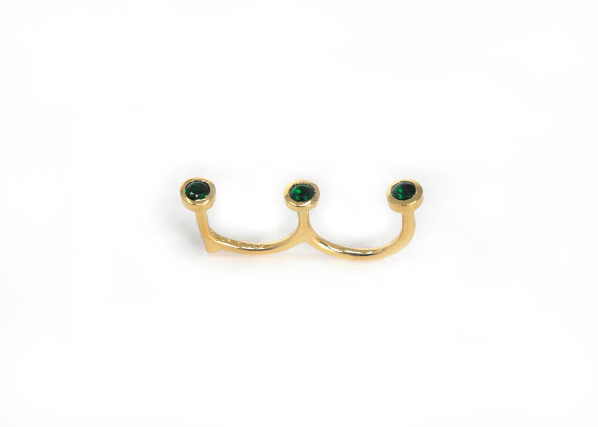 THE BEST IS YET TO COME GOLD - TRIPLE RING - DE LA ROSA TULUM