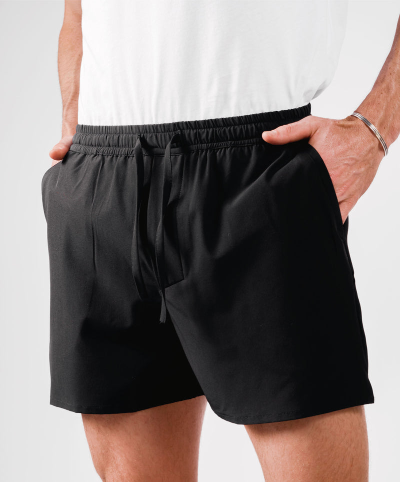 GO SWIM BLACK SHORTS - DE LA ROSA TULUM