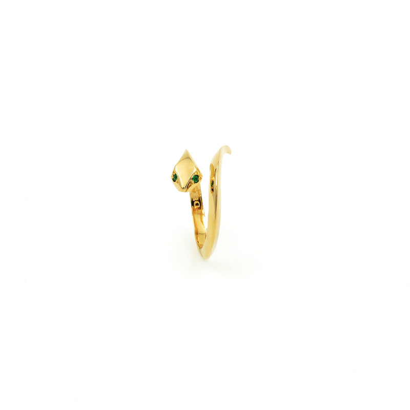 BABY SNAKE GOLD RING - DE LA ROSA TULUM