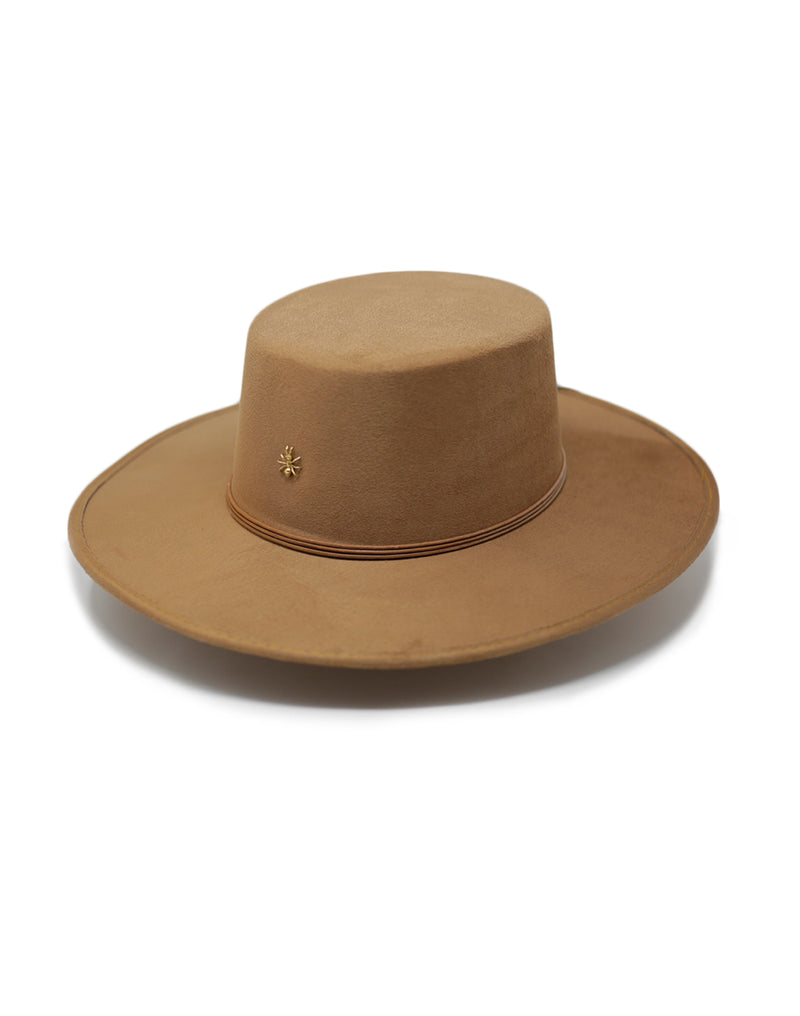 TULUM LIGHT BROWN HAT - DE LA ROSA TULUM