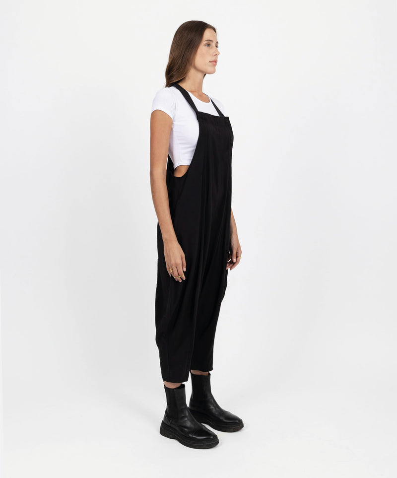 JUMPSUIT JUMP BLACK JERSEY - DE LA ROSA TULUM