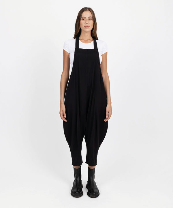 JUMPSUIT JUMP BLACK JERSEY - DE LA ROSA TULUM