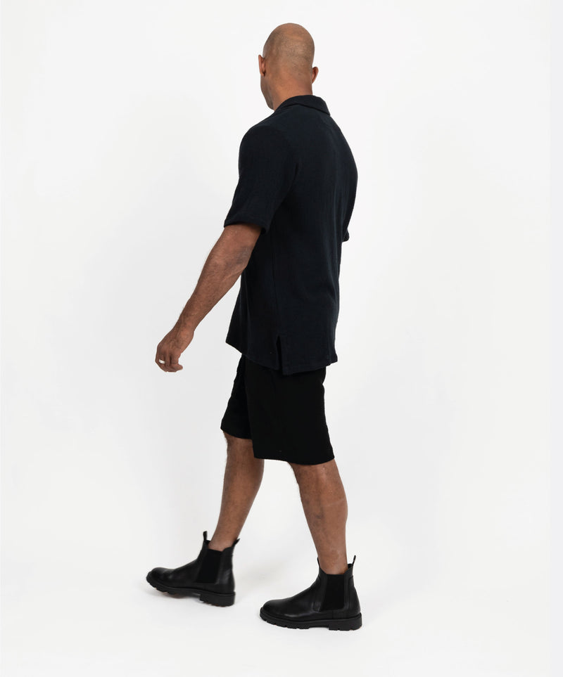 MARBELLA POLO BLACK SHIRT