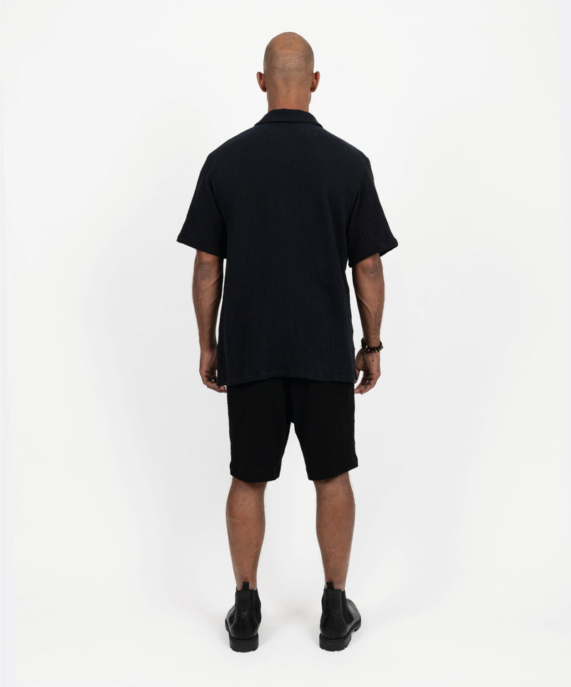 MARBELLA POLO BLACK SHIRT