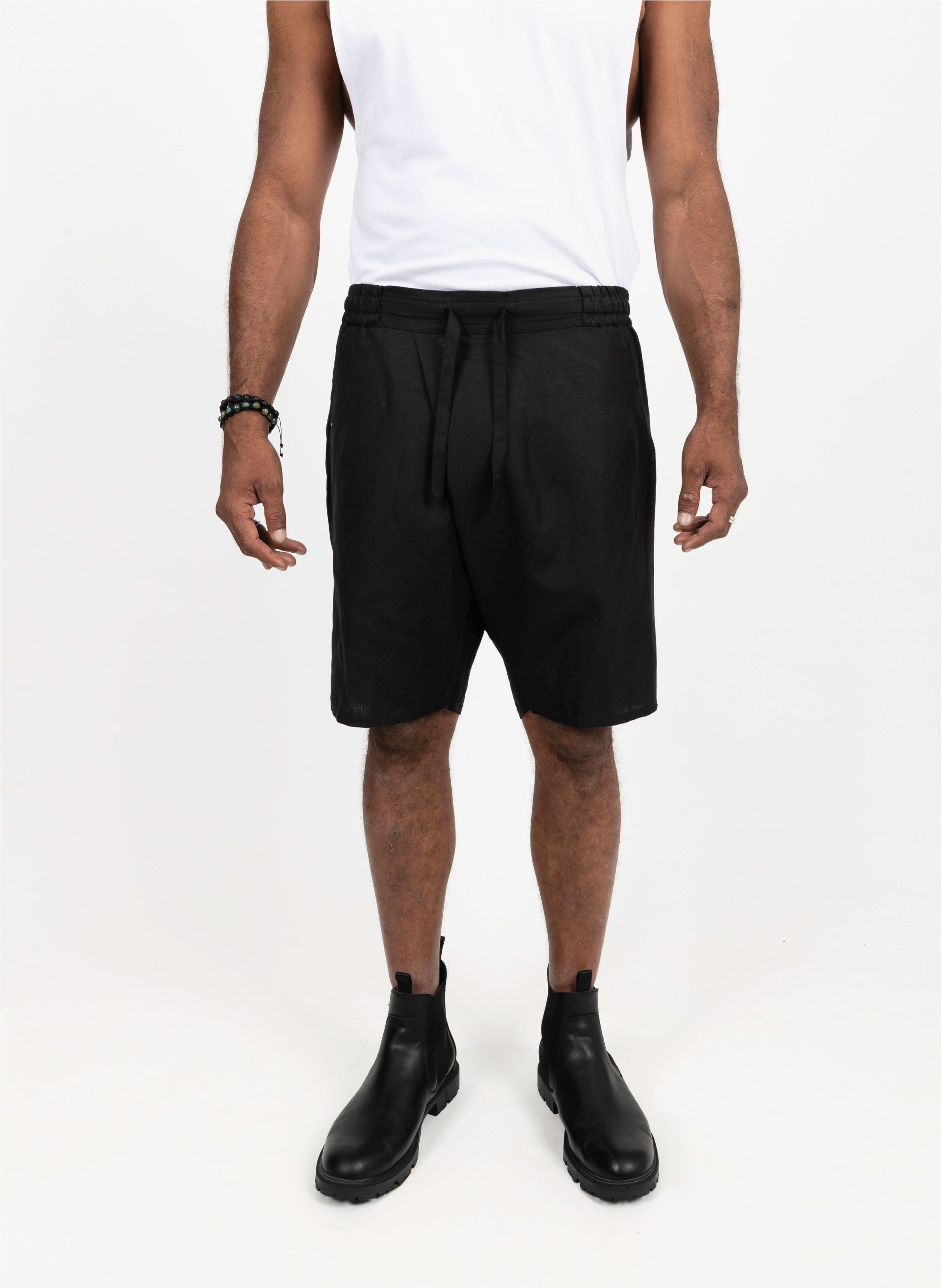 180 BLACK SHORTS - DE LA ROSA TULUM