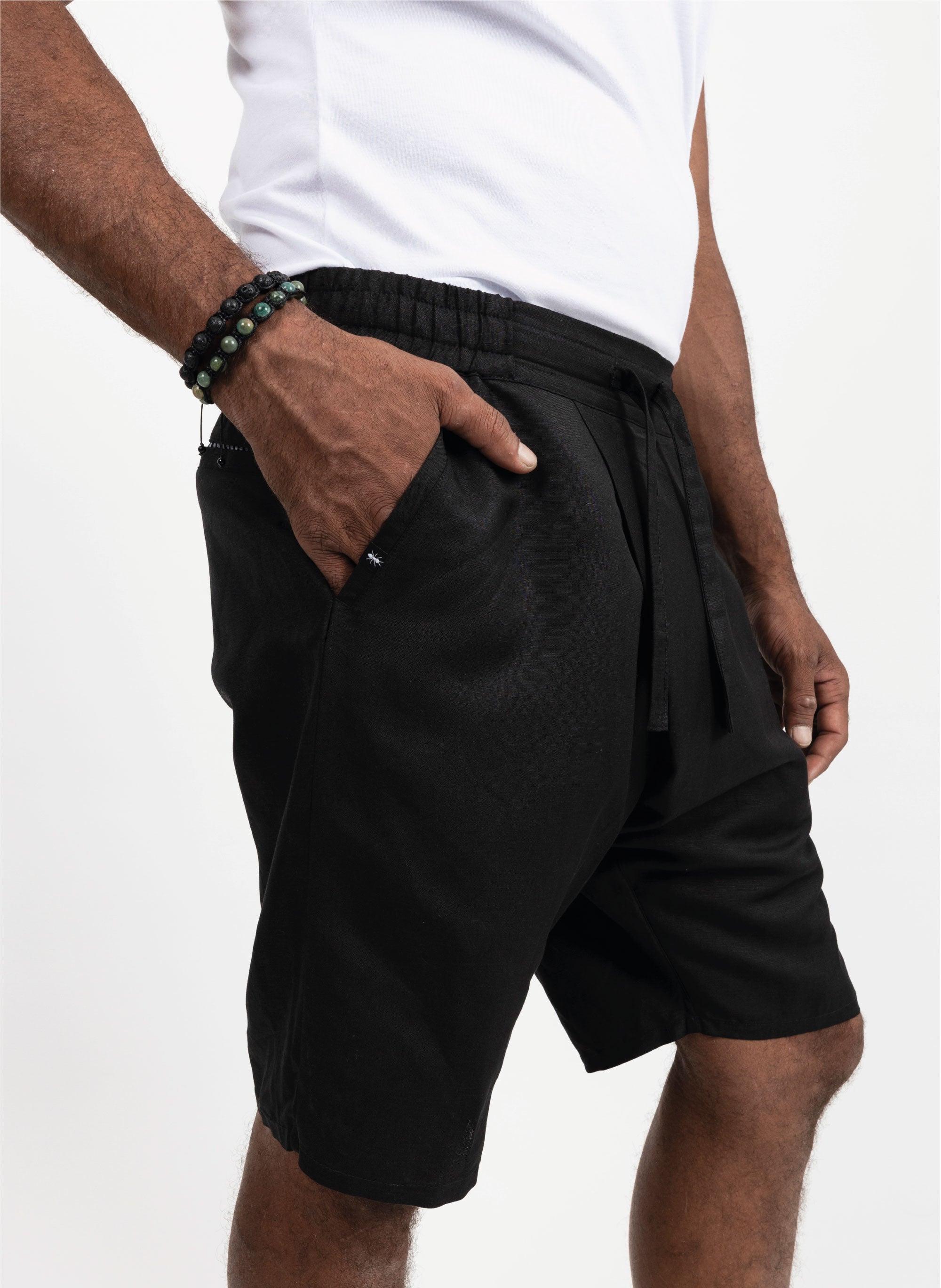 180 BLACK SHORTS - DE LA ROSA TULUM