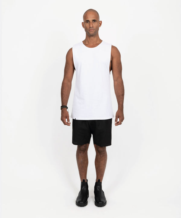 DYNAMO WHITE TANK TOP