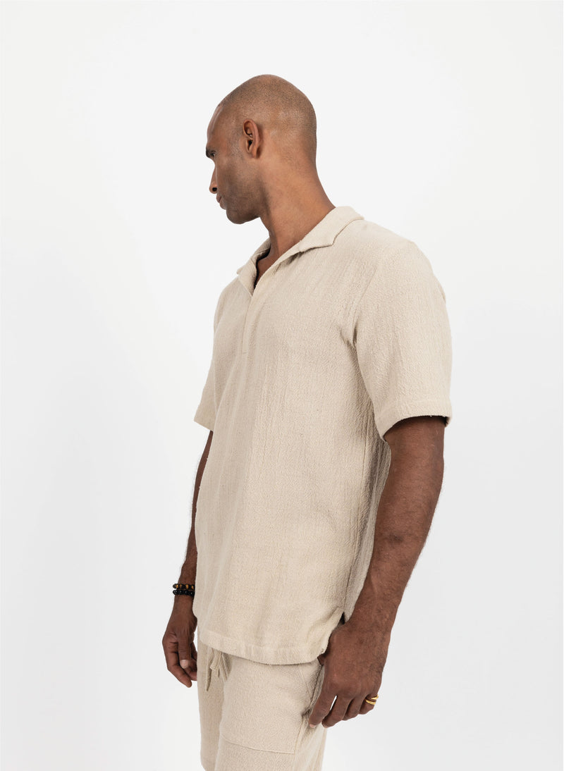 MARBELLA POLO BEIGE SHIRT