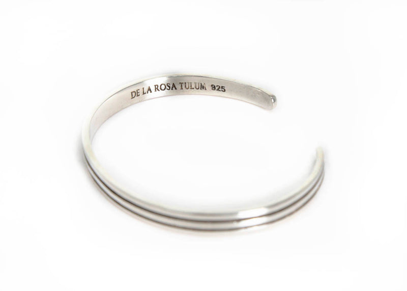 BE ANTSTOPPABLE SILVER MINIMALIST BRACELET - DE LA ROSA TULUM