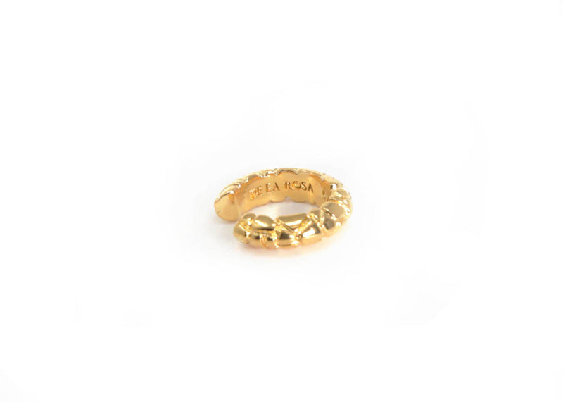 ENDLESS EVOLUTION GOLD SNAKESKIN EAR CUFF - DE LA ROSA TULUM