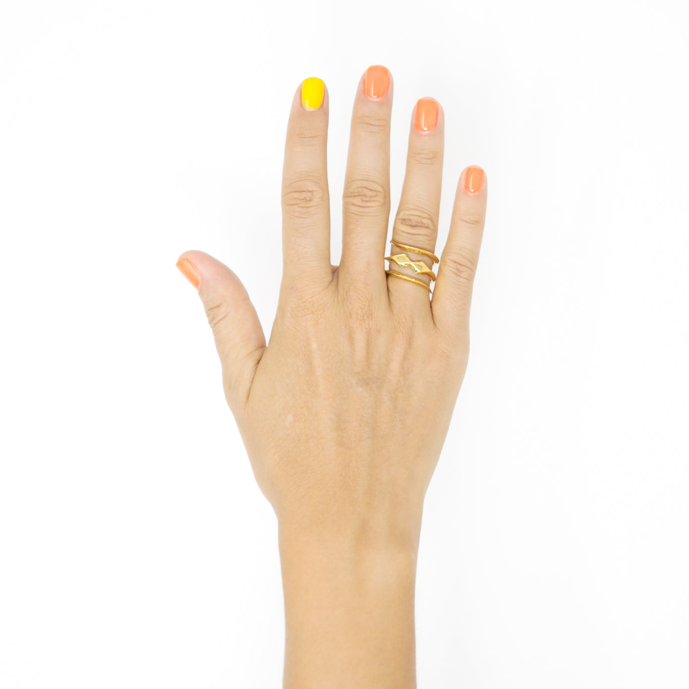 THE KISS GOLD RING - DE LA ROSA TULUM