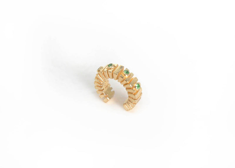 STAIRWAY GOLD EAR CUFF - DE LA ROSA TULUM