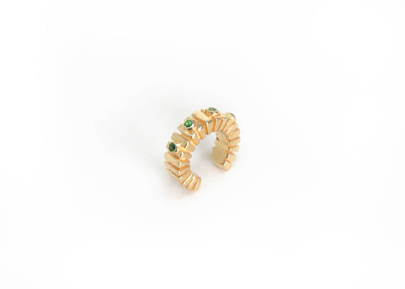 STAIRWAY GOLD EAR CUFF - DE LA ROSA TULUM