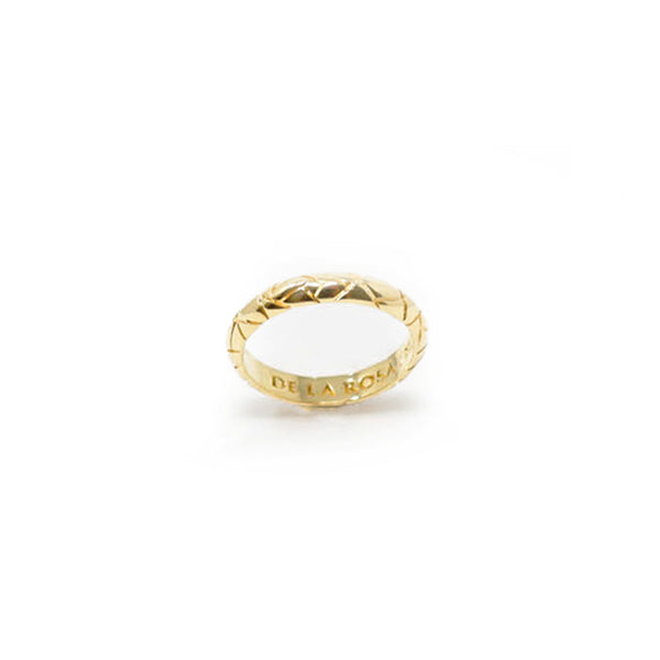 SNAKE SKIN GOLD RING - DE LA ROSA TULUM