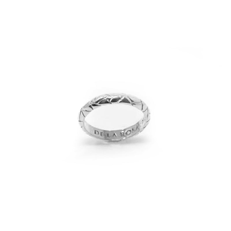 SNAKE SKIN SILVER RING - DE LA ROSA TULUM