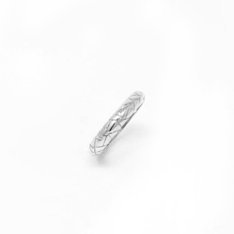 SNAKE SKIN SILVER RING - DE LA ROSA TULUM