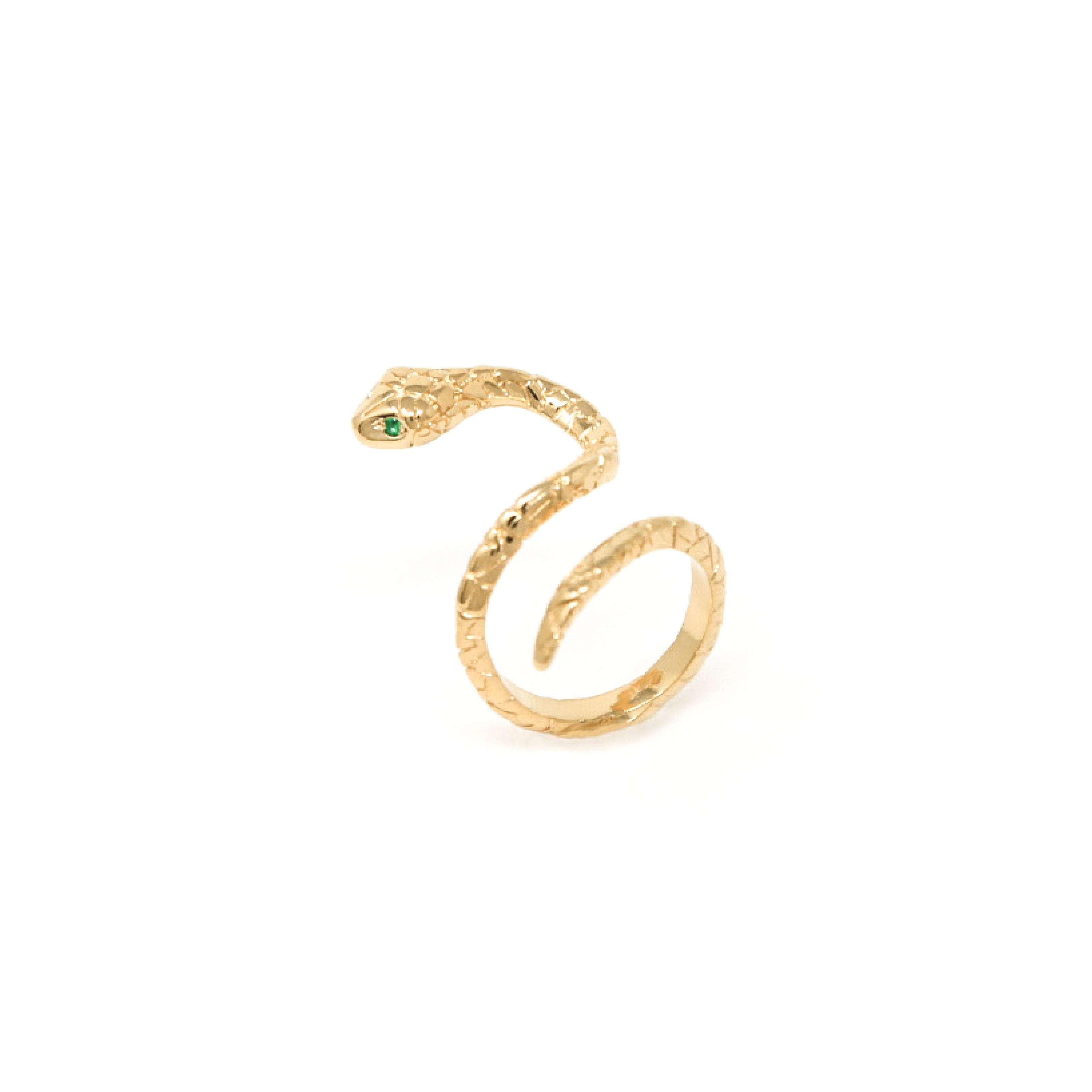 SLITHER SNAKE GOLD RING