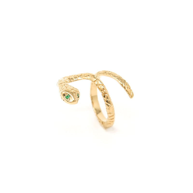 SLITHER SNAKE GOLD RING - DE LA ROSA TULUM